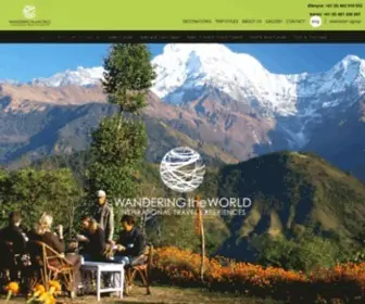 WanderingtheWorld.com.au(Wandering The World) Screenshot