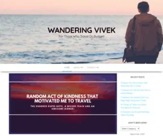 WanderingVivek.com(WanderingVivek) Screenshot