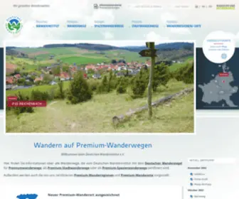 Wanderinstitut.de(Wandern auf erstklassigen Wegen) Screenshot