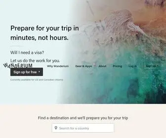 Wanderium.com(Travel) Screenshot