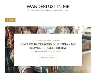 Wanderlust-IN-ME.com(A journey to love) Screenshot