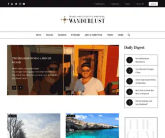 Wanderlust-Magazine.com(Travel and Lifestyle Magazine) Screenshot