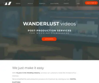 Wanderlust-Videos.com(Post Production For Wedding Filmmakers) Screenshot