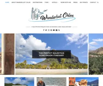 Wanderlustchloe.com(Wanderlust Chloe) Screenshot