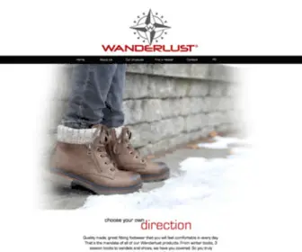 Wanderlustfootwear.com(Wanderlustfootwear) Screenshot