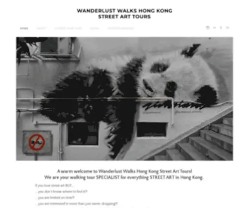 Wanderlustwalkshongkong.com(Wanderlust Walks Hong Kong Street Art Tours) Screenshot