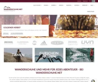 Wanderschuhe.net(Wanderschuhe Online) Screenshot