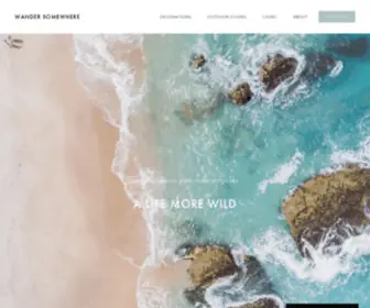 Wandersomewhere.com(Wander Somewhere) Screenshot