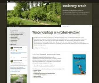 Wanderwege-NRW.de(Wandervorschläge in Nordrhein) Screenshot