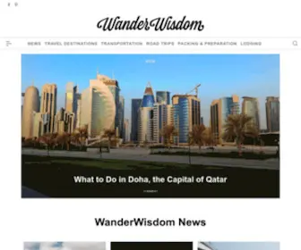 Wanderwisdom.com(Wanderwisdom) Screenshot