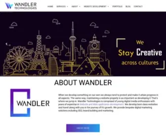 Wandlertechnologies.com(Wandler technologies) Screenshot