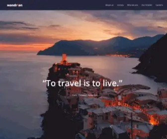 Wandrian.com(Italy travel experts) Screenshot