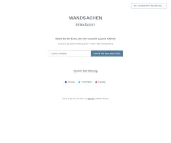 Wandsachen.de(Fotoleinwand günstig) Screenshot