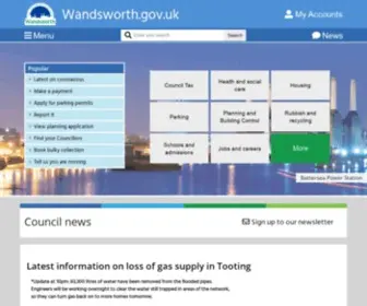 Wandsworth.gov.uk(Wandsworth Borough Council) Screenshot