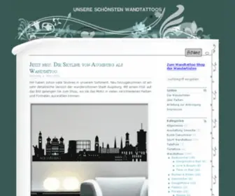 Wandtattoos-Blog.de(Wandmotive, Wallsticker, Wandtattoo) Screenshot