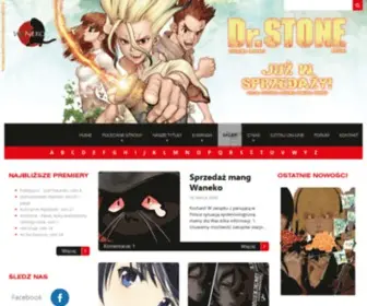 Waneko.pl(Nasza specjalnoÅÄ to dobra manga Waneko) Screenshot