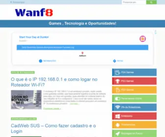 Wanf8.com(网页游戏开服表) Screenshot