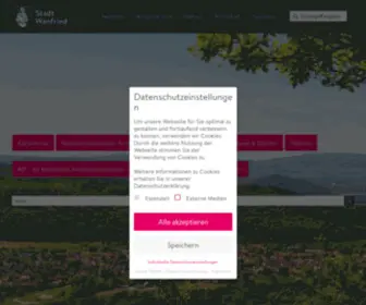 Wanfried.de(Wanfried) Screenshot