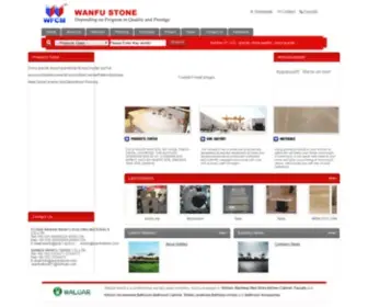 Wanfustone.com(WANFU STONE) Screenshot