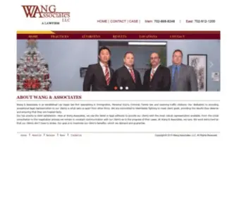 Wangassociates.com(Wang Associates) Screenshot