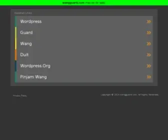 Wangguard.com(Anti-splog) Screenshot
