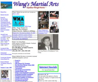 Wangsmartialarts.com(Wang's Martial Arts) Screenshot