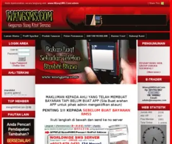 Wangsms.com(Hanya dengan BERSMS) Screenshot