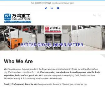 Wanhongdryer.com(Food Dryer) Screenshot
