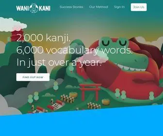 Wanikani.com(A kanji learning application by Tofugu) Screenshot