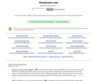Wannalearn.com(The best free) Screenshot