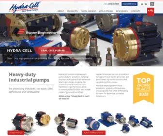 Wannereng.com(Heavy Duty Industrial Pumps from Hydra) Screenshot