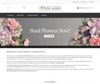 Wanniassaflorist.com.au(Wanniassa Florist Works) Screenshot