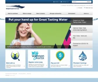 Wannonwater.com.au(Wannon Water) Screenshot