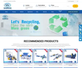 Wanrooe.com(China Factory Tire Shredder) Screenshot