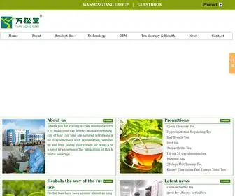 Wansongtang-Tea.com(Wansongtang Health Group) Screenshot