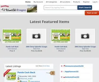 Wantadoregon.com(Wantadoregon) Screenshot