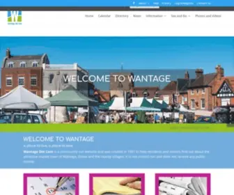 Wantage.com(Wantage Oxfordshire) Screenshot