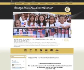 Wantaghschools.org(Wantagh ufsd) Screenshot