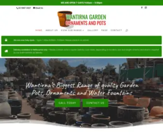 Wantirnagardenornamentsandpots.com.au(Wantirna Garden Ornaments and Pots) Screenshot