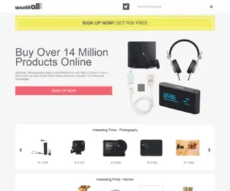 Wantitall.com(Online Shopping South Africa) Screenshot