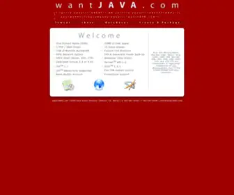 Wantjava.com(Hosting for the JAVA Platform) Screenshot