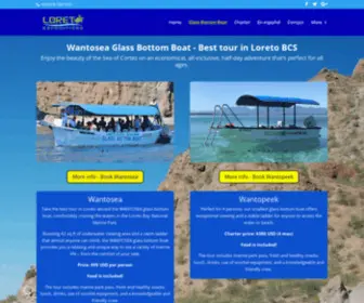 Wantosea.com(Wantosea Glass Bottom Boat) Screenshot