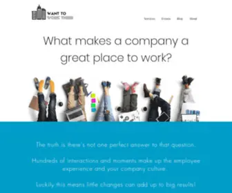 Wanttoworkthere.com(Building Company Culture) Screenshot