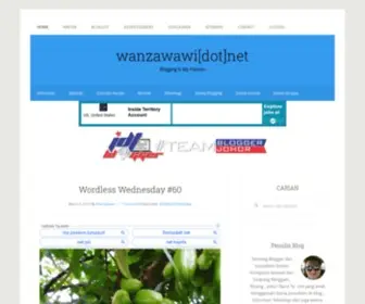 Wanzawawi.net(Blogging Is My Passion) Screenshot