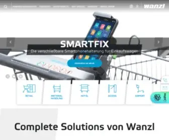Wanzl.com(The world of Wanzl) Screenshot