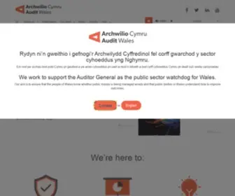 Wao.gov.uk(Audit Wales) Screenshot