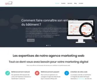 Waoo-Digital.com(Agence de communication digitale & Web) Screenshot