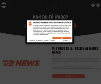 Waoo.dk(Internet Waoo → Lynhurtig bredbånd) Screenshot