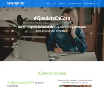 Waopay.app(Cobra con tarjetas desde el WhatsApp de tus Clientes) Screenshot