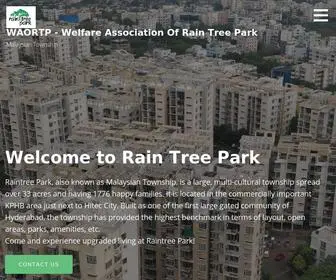 Waortp.com(Welfare Association Of Rain Tree Park) Screenshot